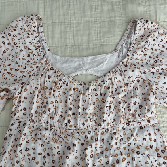 Urban Romantics Light Pink/Cream Leopard Top Size Small - Picture 8 of 10